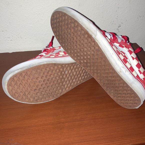 Red Checkered Vans - Picture 6 of 7